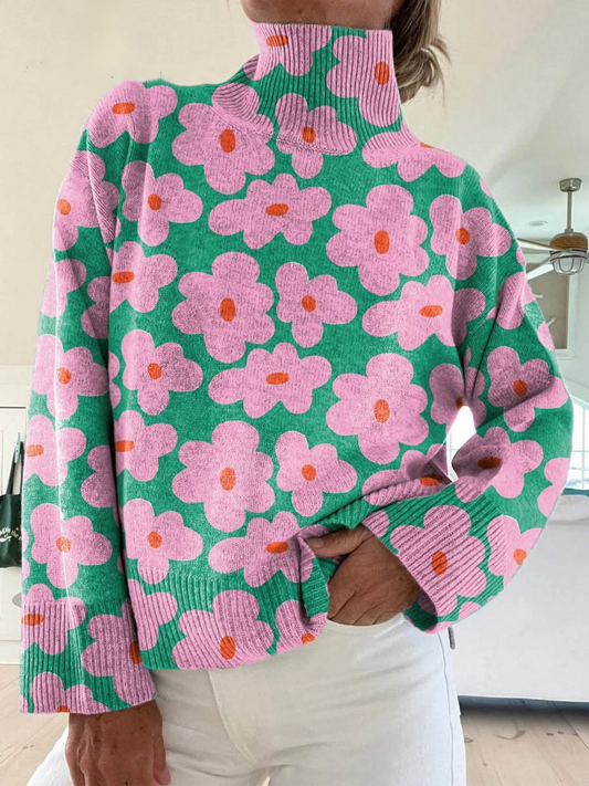 Alice™ | Floral Knit Sweater
