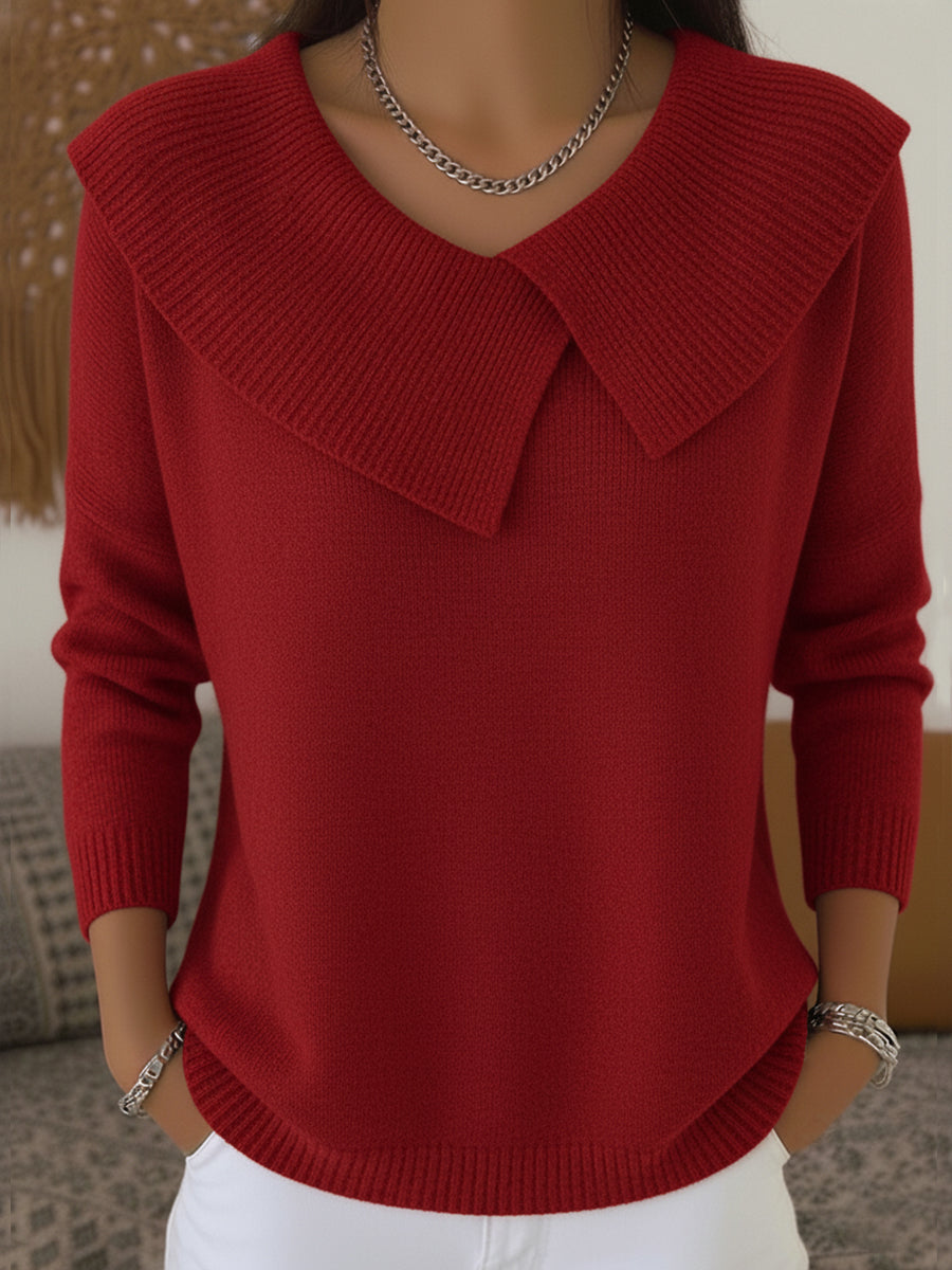 Gladys™ | Warm Sweater with Soft Collar