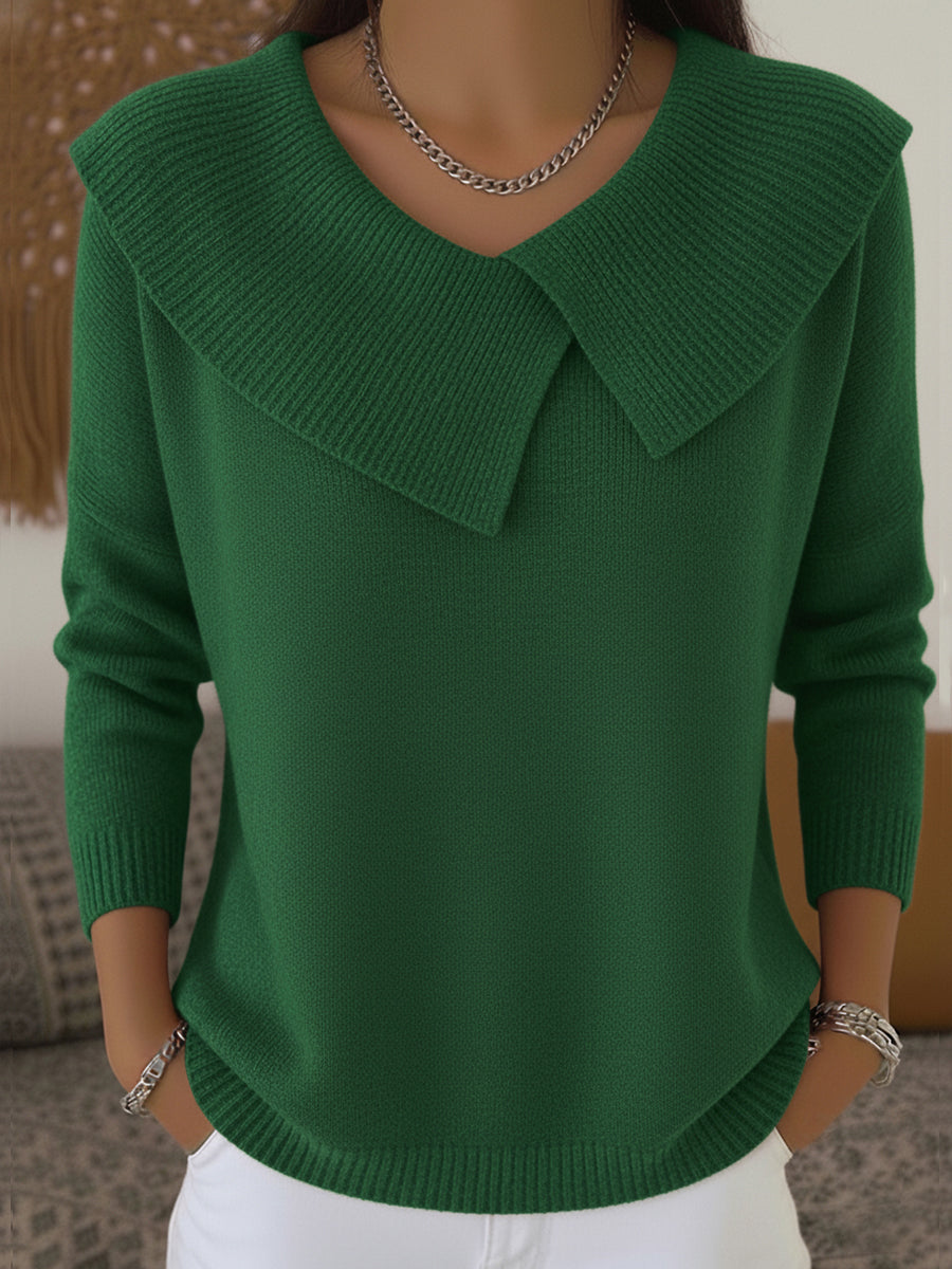Gladys™ | Warm Sweater with Soft Collar